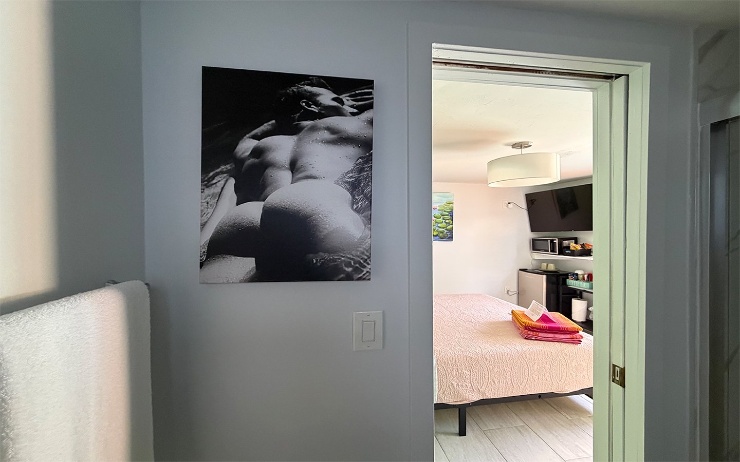 A calm, inviting bedroom designed for rest and comfort.